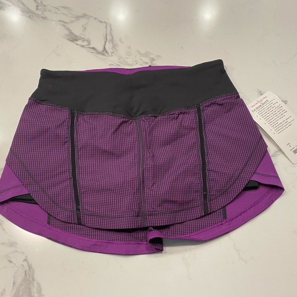 lululemon athletica Pants - Lululemon Purple And Black Skort